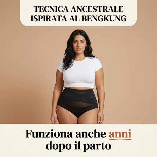 Mutandina Modellante a Compressione 360°, Anti-Diastasi