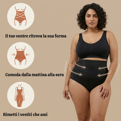 Mutandina Modellante a Compressione 360°, Anti-Diastasi