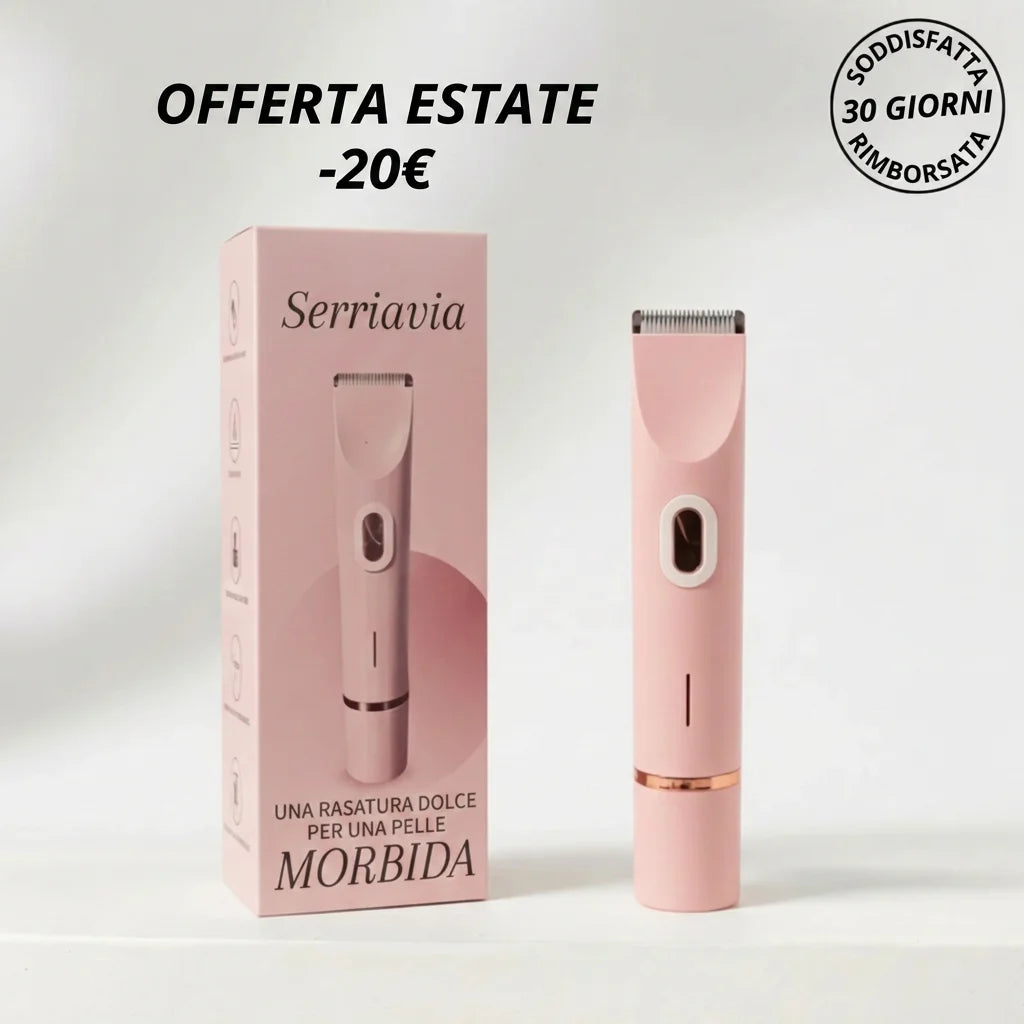 SerriaSoft™ — Rasoio Elettrico 2-in-1